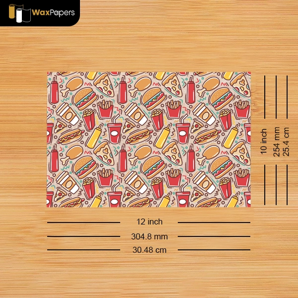 12″x10″ Custom Parchment Paper