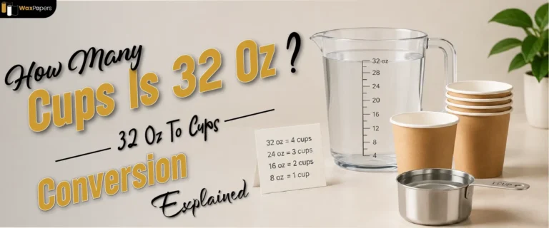 How Many Cups Is 32 Oz? 32 Oz To Cups Conversion Explained