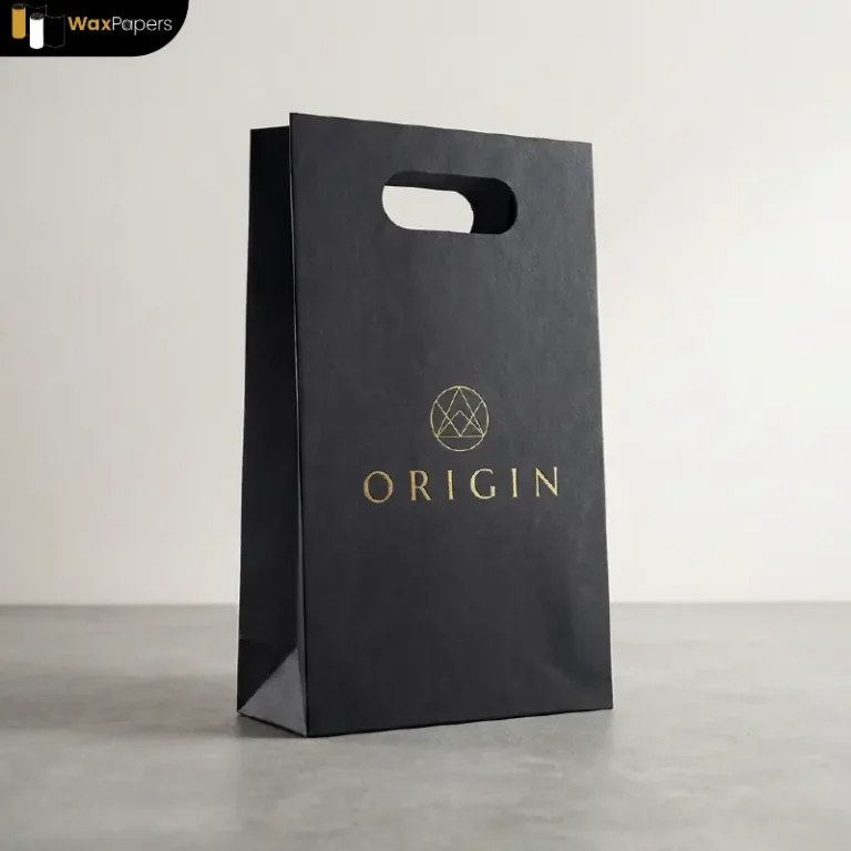 Custom Black Paper Bags 01